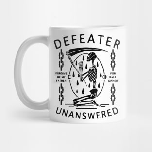 Defeater Unanswered Forgive Me My Father For I Am A Sinner Mug